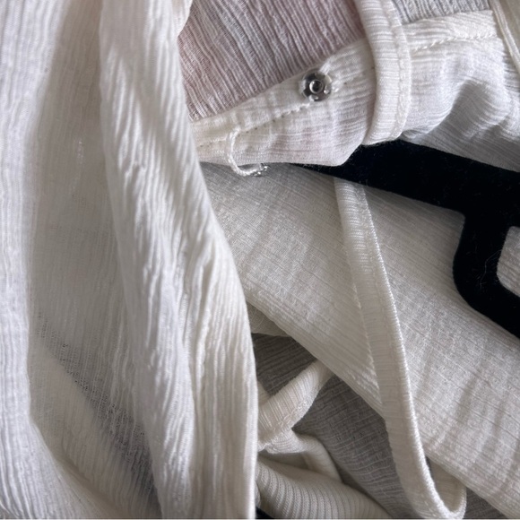 NWT Rag & Bone White Elish Shirt Dress Size Small Gauze Boho Easy Breezy. - Picture 11 of 16